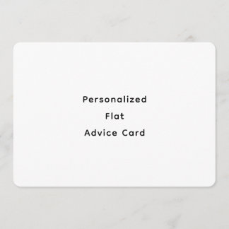 Cartão de Conselho Plano Personalizado