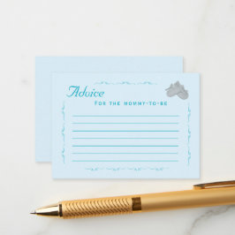 Cartão De Conselho Precious Bundle Boy Baby Shower 