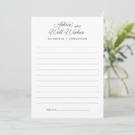 Cartão De Conselho Preto Elegante, Script Moderno Bem Deseja