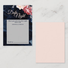 Cartão De Conselho Starry Night Floral