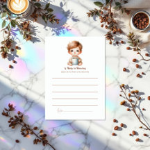 Um Bebê Está Fazendo Chá de fraldas Com Café