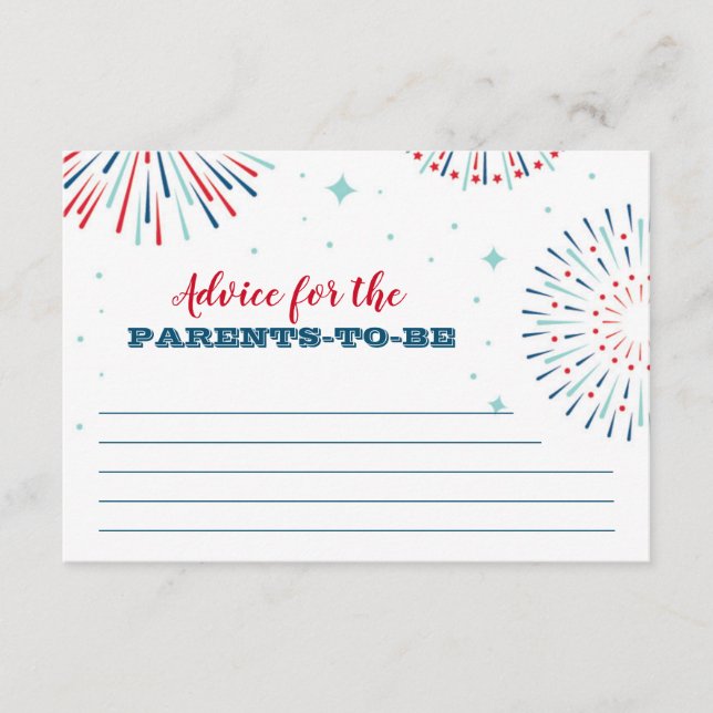 Cartão De Conselho Vermelho, Branco e Devido (Frente)