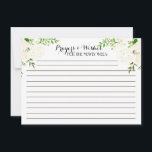 Cartão De Conselho WhiteFloral Advice Cards, orações, desejos<br><div class="desc">Cartas de Conselhos Florais Brancos</div>