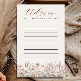 Cartão de Conselhos do Prado Corado para Pais