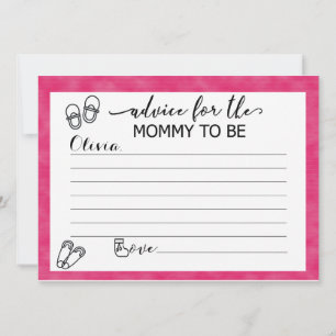 Cartão de Conselhos Personalizados para a Mãe Esta