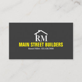 Cartão de Construção do Construtor