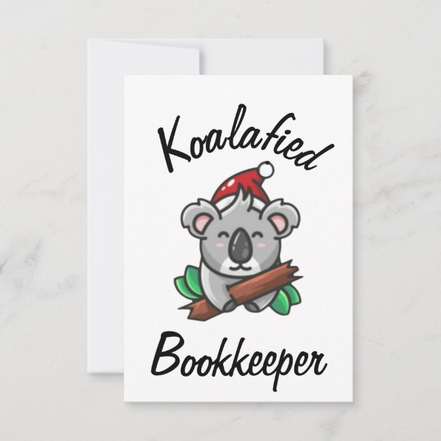 Cartão de Contador Koalafied (Frente)