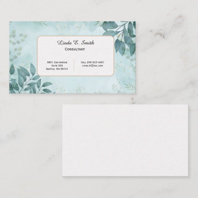 Cartão de Contato (Frente/Verso)