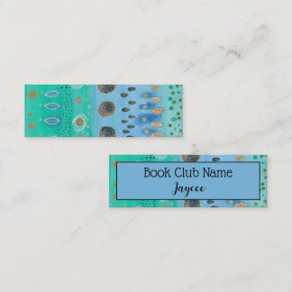 Cartão De Contato Abstrato, arte de aquarela, personalizada, clube d