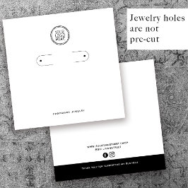 Cartão De Contato Adicione sua placa de exibição de mancais de logot