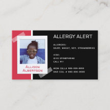 Alerta de Alergia Crianças Foto Emergência Médica