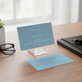 CARTÃO DE CONTATO ARRUMA UMA CHAMADA ENORME