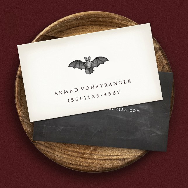 Cartão De Contato Bat Vampire Calling Card (Criador carregado)