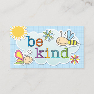 Cartão De Contato Be Kind Cards - Encourage Acts of Kindness