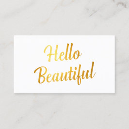 Cartão De Contato Beleza Makeup Artist Simple