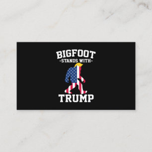 Cartão De Contato Bigfoot Com Eleições Trump 2024