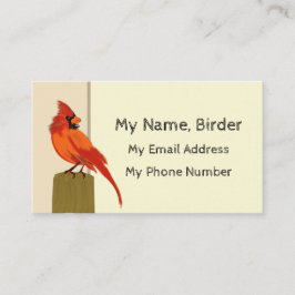 Cartão De Contato Birder