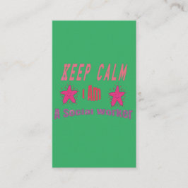 Cartão De Contato Calma, sou um trabalhador social