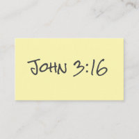 Christian Gospel Outreach John 3:16 Bíblia Verse