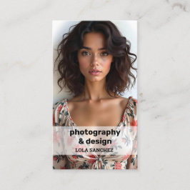 Cartão De Contato Código QR de fotografia