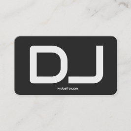 Cartão De Contato Código QR Personalizado DJ Premium