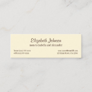 Cartão De Contato Criança Vintage lendo um livro, Jessie Willcox Smi