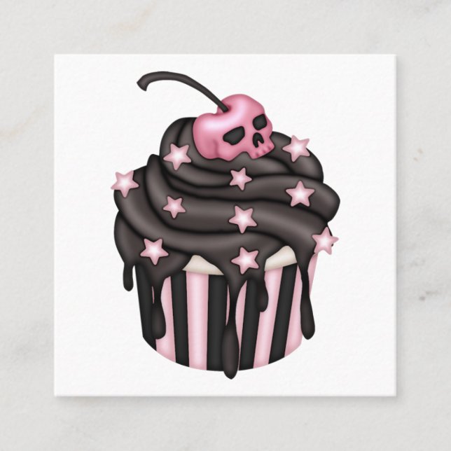 Cartão De Contato Cupcake da Killer (Frente)