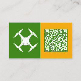 Cartão De Contato Drones QR