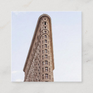 Cartão De Contato Edifício flatiron