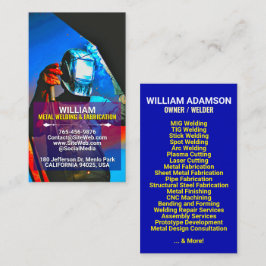 Cartão De Contato Fabricação de Metal e Serviços de Soldagem | Prest