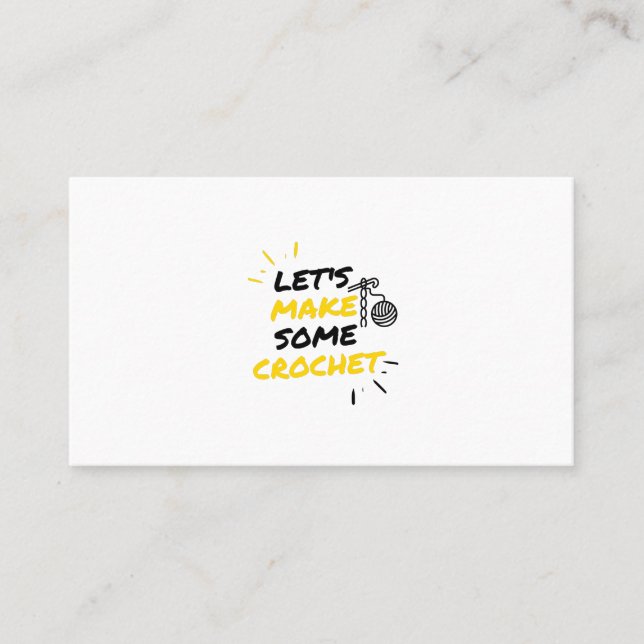 Cartão De Contato Fabricantes de crochê (Frente)