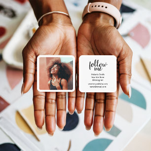 Cartão De Contato Fotografia mínima da foto do fotógrafo de