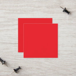 Cartão De Contato Fundo Vermelho Sólido
