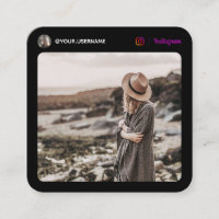 Instagram mídia social foto do negro moderno mínim
