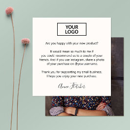 Cartão De Contato Lealdade ao cliente e referência Adicionar foto de