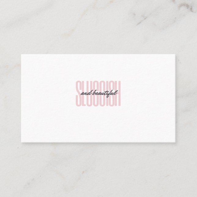 Cartão De Contato Luggy e linda (Frente)