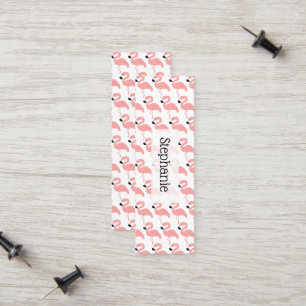 Cartão De Contato Marcador de Design Flamingo