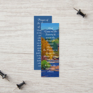 Cartão De Contato Memorial Book Mark Prayer Card