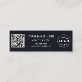 Cartão De Contato Mini Personalizado Slim Padrão de Maroon sofistica