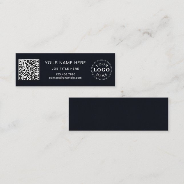 Cartão De Contato Mini Personalizado Slim Padrão de Maroon sofistica (Frente/Verso)