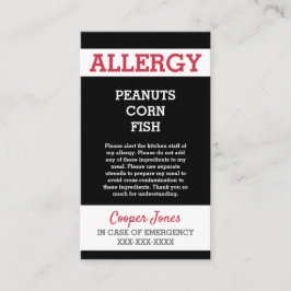 Cartão De Contato Miúdos feitos sob encomenda da emergência do