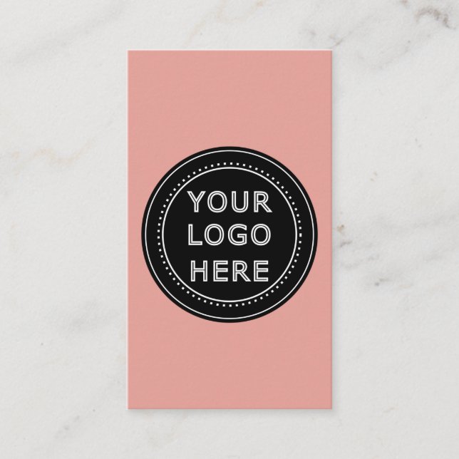 Cartão De Contato Moderno, minimalista, elegante e personalizável (Frente)