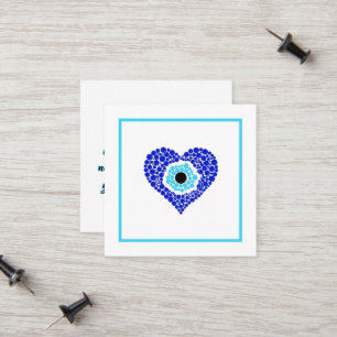 Cartão De Contato Nazar Heart Obrigado