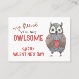 Cartão De Contato Pacote de Placa de Namorados de Sala de Aula do Wa