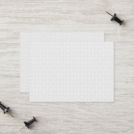 Cartão De Contato Padrão de Azulejo Geométrico Cinza Claro