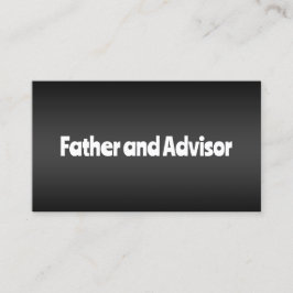 Cartão De Contato Pai da Noiva