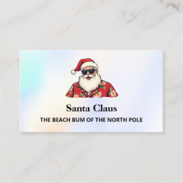 Cartão De Contato Papai Noel para Aluguer QR