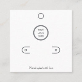 Cartão De Contato Placa de exibição de joias do portador mínimo de m