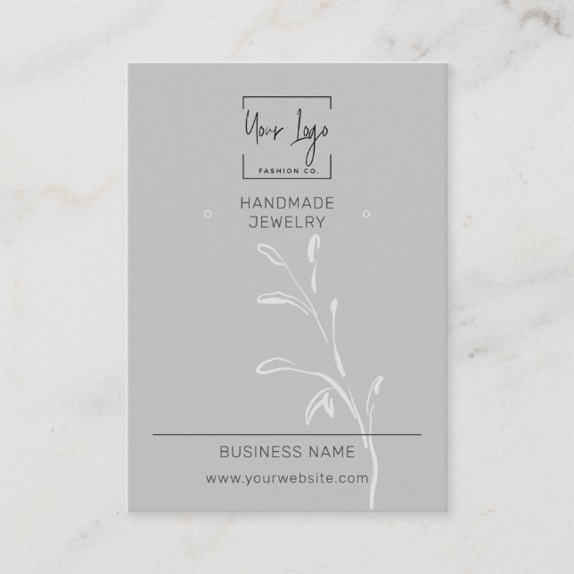 Cartão De Contato Placa de Exibição de Moda de Saída QR Social de Fo (Frente)