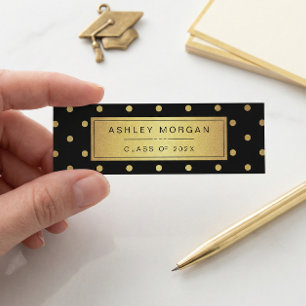 Cartão De Contato Placa de Nome para Graduação de Literatura Moderna